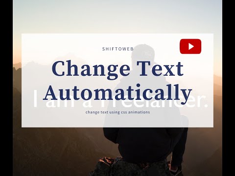 Change Text Automatically
