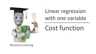 Cost Function - Linear Regression With One Variable