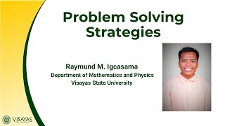 PROBLEM SOLVING STRATEGIES/HEURISTICS