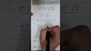 Maths #Rationalization Question
