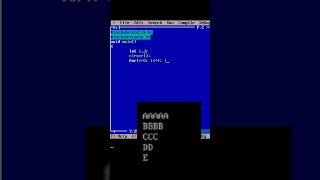 Alphabet pattern part -12 in C programming #viral #shorts #trending