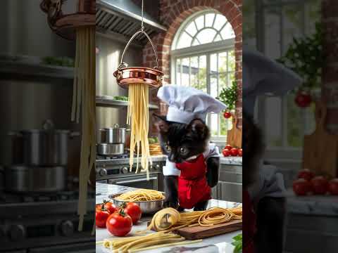 Pro Chef? #leonardoai #aiart #cat #cooking