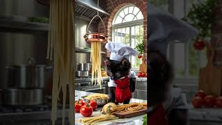 Pro Chef? #leonardoai #aiart #cat #cooking