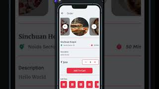 Food App Ui Design #shorts #flutterflow #software #nocode #appcreation #buildapp #trick #android
