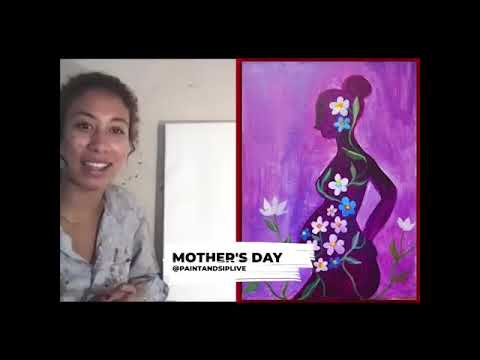 Mother's Day Painting Party | PAINT AND SIP LIVE