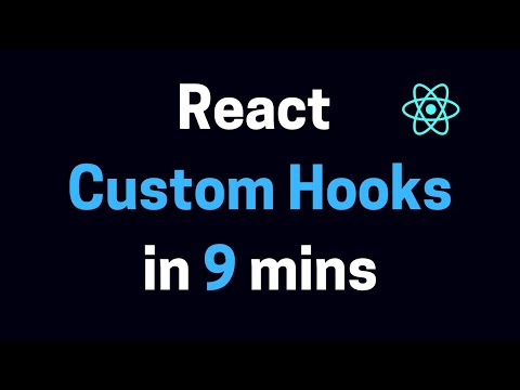 Learn React Custom Hooks - Custom Hooks Tutorial by Example