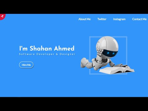 Complete Responsive Portfolio Website Using HTML CSS & JavaScript | Build a Portfolio from Scratch