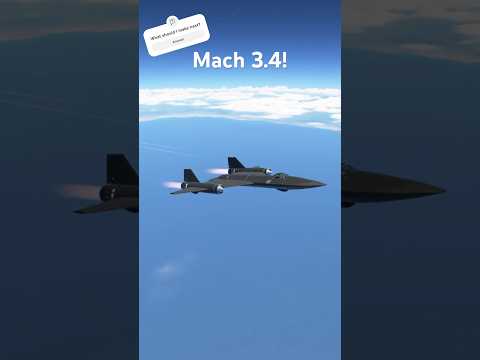 #sr71 in #kerbalspaceprogram #ksp #flightsimulator #aviation #lockheedmartin #skunkworks