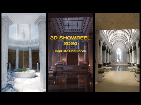 3D Artist Showreel - Baptiste Caquineau | 2024
