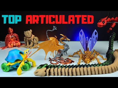 Cool ARTICULATED Things to 3D Print