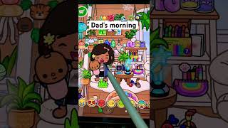 Toca boca aesthetic dad routine🎀🫧🌸 #tocaaesthetichousetour  #tocagohar2  #toca #tocaboca  #aesthetic