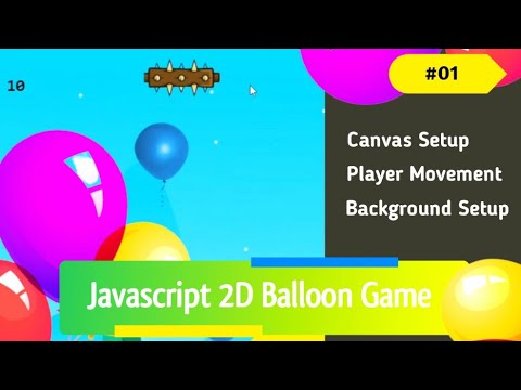Balloon blaster game javascript project #01 | html css javascript | javascript game | canvas game