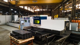 Trumpf TruLaser 7000 Fiber | 20ft Tube Laser Cutting | American Manufacturing Inc.