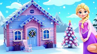 Build the Ultimate Frozen House for Queen Elsa! ❄️🏰 Best Dollhouse & Frozen Crafts