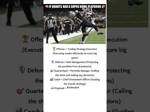 If Quants Had a Super Bowl Playbook 🏈 #superbowl #quantitativefinance #superbowl2025 #trading