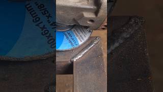 correct welding grinding technique  #metalfabrication #welding #shorts
