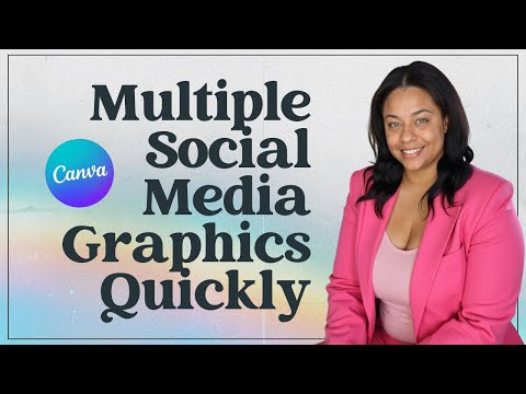 How To Create Multiple Social Media Graphics for Different Platforms At Once | Canva Hack & Tips ✨
