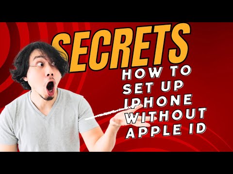 How to set-up iPhone without apple ID