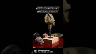 Sculpting the skull block in part 2 #art #clay #sculpt #sculpture #sculpting #howtosculpt #skull #a