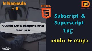 HTML Tutorial for Beginner's || Subscript and Superscript in HTML Using sub&sup Tag || DETON TOR.