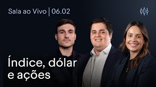 DAY TRADE E ANÁLISE TÉCNICA AO VIVO | Índice, Dólar e Ações | BTG Trader 06/02/2026