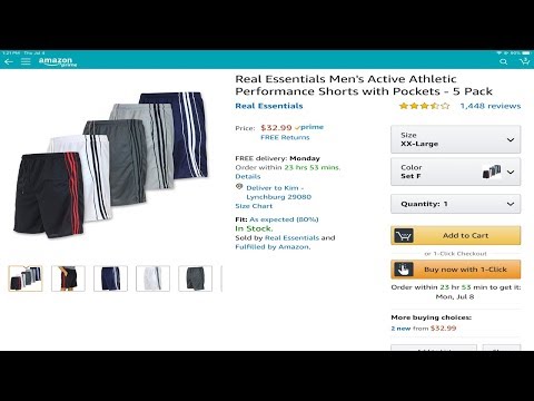 Unboxing Amazon Delivery Men's Essentials Shorts