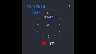 Stopwatch using the html css and javascript #shorts #shortcode #coding #webdesign #learnwebdev #web