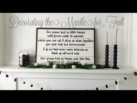 Fall Goodwill Challenge 2019/ Decorate the Mantle for Fall