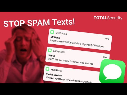 Stop SPAM Texts with TotalAV for iPhone