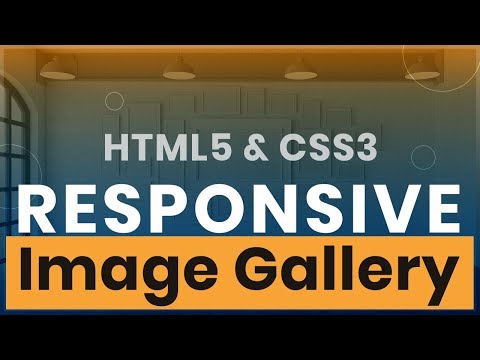 CSS Image Gallery Tutorial - Responsive Gallery with HTML and CSS Flexbox
