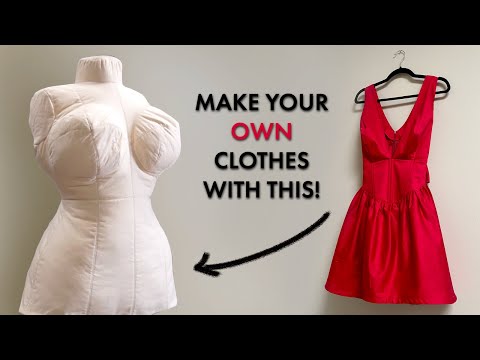DIY DRESS FORM | Step-by-Step Tutorial for ANY size! #InclusiveFashion #HowToMakeADressForm