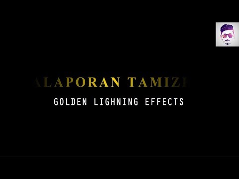 GOLDEN TEXT EFFTCTS USING CSS PART 7(TAMIL)