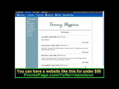 Beginners How to make your own website - Guestbooks