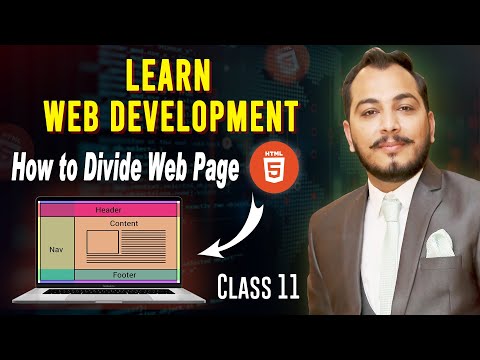 How to Divide a Web Page into Multiple Sections | Web Development Tips | Learning Hub by Ch Usman