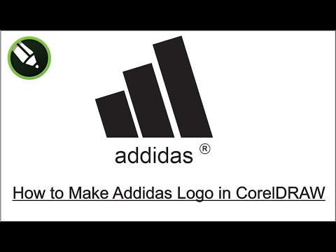 How to Make Addidas Logo in CorelDRAW #addidaslogo #addidasicon #icondesign #grafixTube #coreldraw