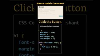 Click the button funny animation by html,css and js#htmlcoding #htmltricks #css #js #javascript #css