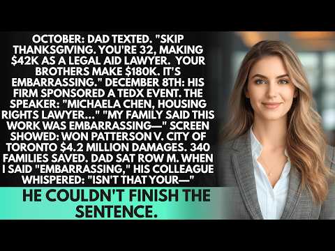 Dad Texted "Don't Come to Thanksgiving. You're Just a Teacher, It's Embarrassing" - Then Watched...