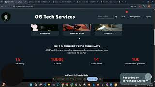 OG Tech PC - A Online Shopping System
