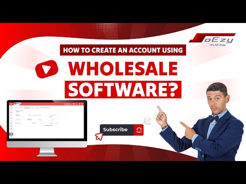 Wholesale - How to create Accounts in Soezy Wholesale software| Soezy Distributor software