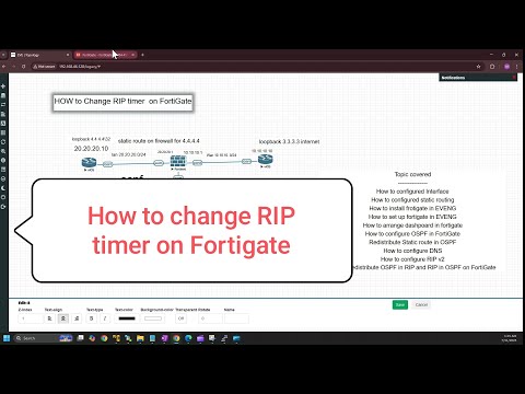 Day 10 | Rip timer | How to change RIP timer in Fortigate | What Rip timer ?Update,Holdtine, Garbage