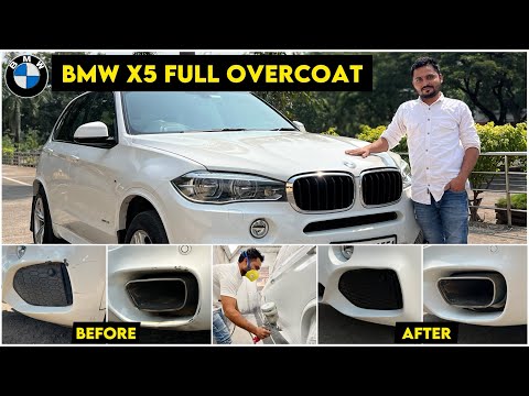 BMW X5 Denting Painting - GAVE THIS CAR A NEW LIFE | Premium Car Service | NS Garage Vashi #bmw #fyp