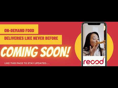 RECOD - Your On-demand food delivery App coming soon.