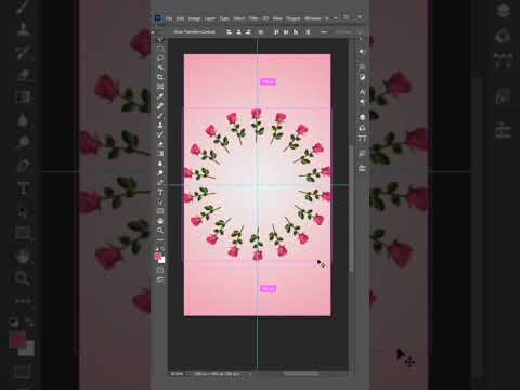 flowers design in Photoshop #sagargraphics #photoshop #shorts