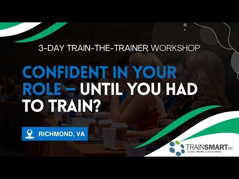 TrainSMART Train-the-Trainer Workshop Richmond, VA | November 4–6, 2026