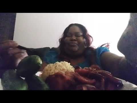 Cut me off 3 times 3rd part Sausage Cucumbers Stir Fried Rice & Roasted peppers &Onions