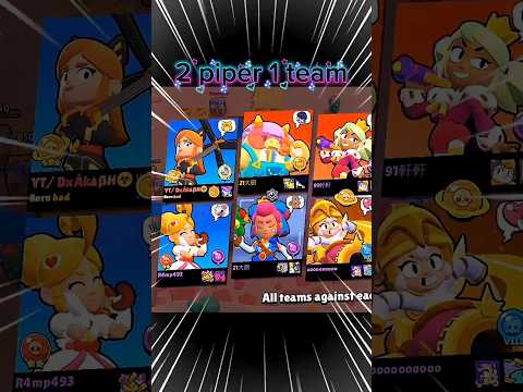 auraa farming 2 Piper ☂️🌂🔥#brawlstars