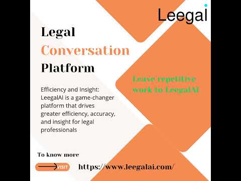 A Legal Conversation Platform|  #legal #ai #innovation #leegalai