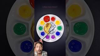 Silver vs. Gold: Blend Rainbow Colors #colormixing #satisfying #goldvssilver