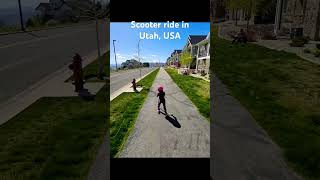Scooter ride in Utah, USA on a bright sunny day #indian #lifeinamerica #india #usa #utah #america