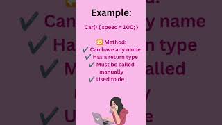 Constructor vs Method in Java 🏗️ | Java Interview Trick
